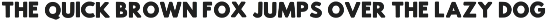 Bold Fat Modern Font preview