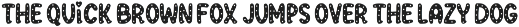 CHRISTMAS - Holiday Polka Dot Font preview