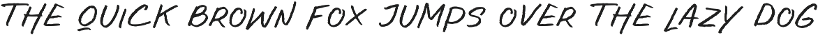 The Colorado - All Caps Handwritten font preview