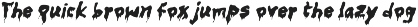 Grimooza Splatter Spooky Font preview