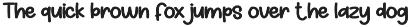 Chubby | Script Font preview