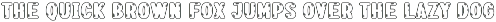 Bubble Outline Decorative font font preview