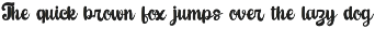 Welcome - Bold script preview