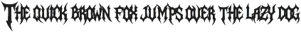 Frozen Sepulcher | Black Metal Font preview