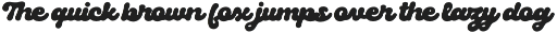Fila - Bold Rounded Script Font preview