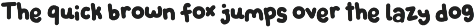 Puffy Handwritten Cute Font preview