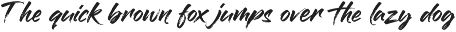 Blazing Hollow Bold Brush Script font preview