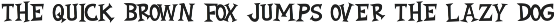 REINHARDT Font preview