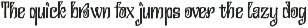 Benkotag - Display Font font preview