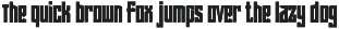Mechron font preview