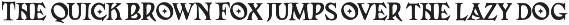 Mooncrest font preview