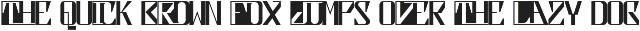 Surface Coverage - Art Deco Font preview