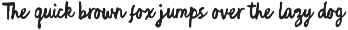 The Sweet Gelato Brush Font preview