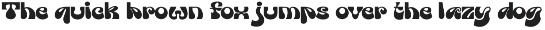 Gabel bold tropical retro font preview