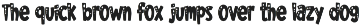 TinyRex font preview