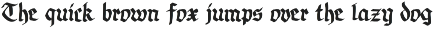 Nosticfer Gothic Handwritten Font preview