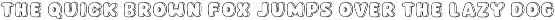 Cotton Wobble - Playful Outline Font preview