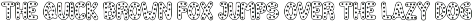Dot Outline - Cute Polka Dot Font preview