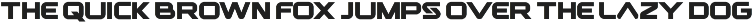 Respa bold futuristic logo font preview
