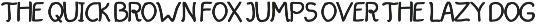 Minimalist Letters - Simple Font preview