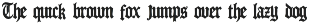 Gothic Blackletter Font preview