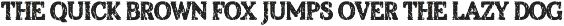 Second Life - Heavy Grunge Font preview