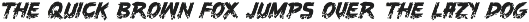 FRACTURIZED display font preview