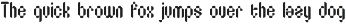 Bitstream Screen | Pixelated Font preview