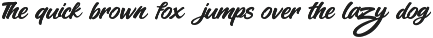 Kemylats Modern Bold Script Font preview