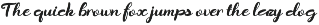 Foxed & Inked - 1950's Script Type preview