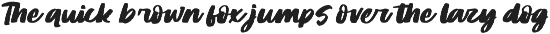Silhuett Mhike Modern Brush Font preview
