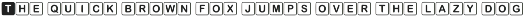 Crossword Puzzle - Tile Game Font preview