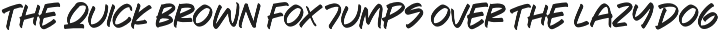 Frisky Blow Brush Display Font preview