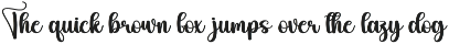 Night | Script Font preview