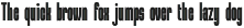CS Milters – Condensed Font preview