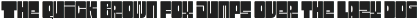 Heavy Block - A Chunky Display Font preview