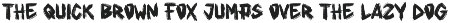Phoneky - Brush Display Font preview