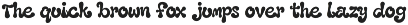 Fluffy Letter font preview