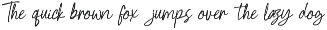 Jakieshen Modern Cursive Script Font preview