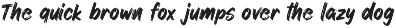 Storm Brush font preview