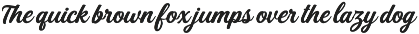 Wishmeluck – Bold Calligraphy Font preview