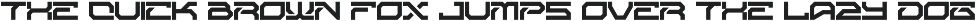 WARCORP – Futuristic Display Font preview