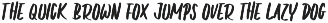 Uberhand - Modern Display Font preview