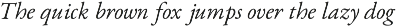 Hall Italic - Typeface font preview