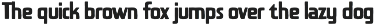 SFC Prestovia font preview