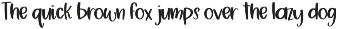 Pinecones Sans Handwriting Font preview