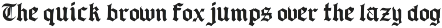 Sura Blackletter Gothic Typeface preview