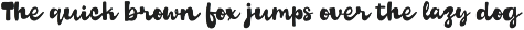 Montical Handmade Font preview