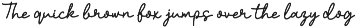 Reclaire - Monoline Signature Font preview