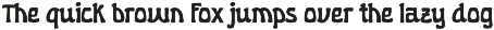 SFC Sunwave font preview